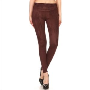 Sold out Faux suede full length leggings.